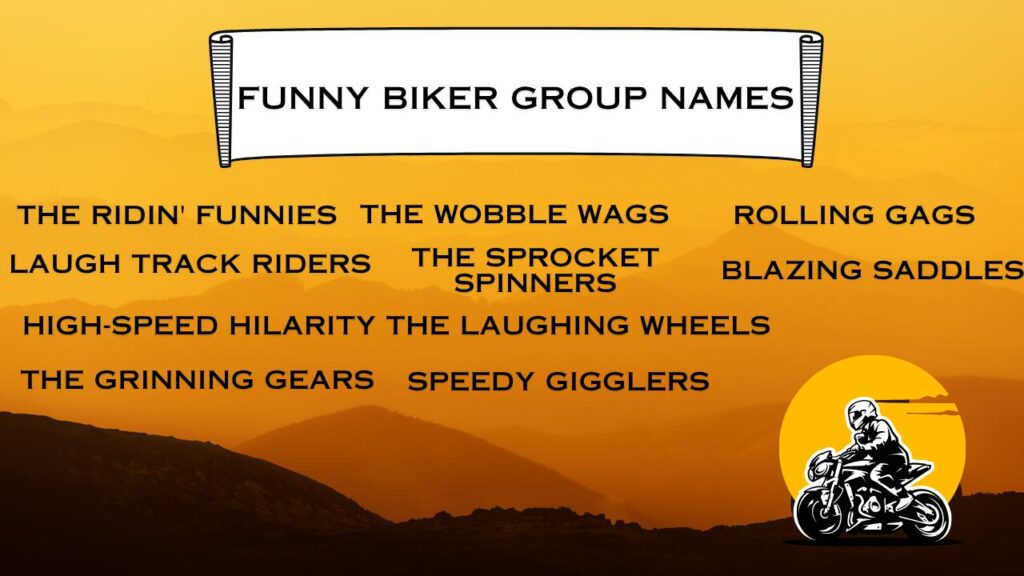 Funny Biker Group Names