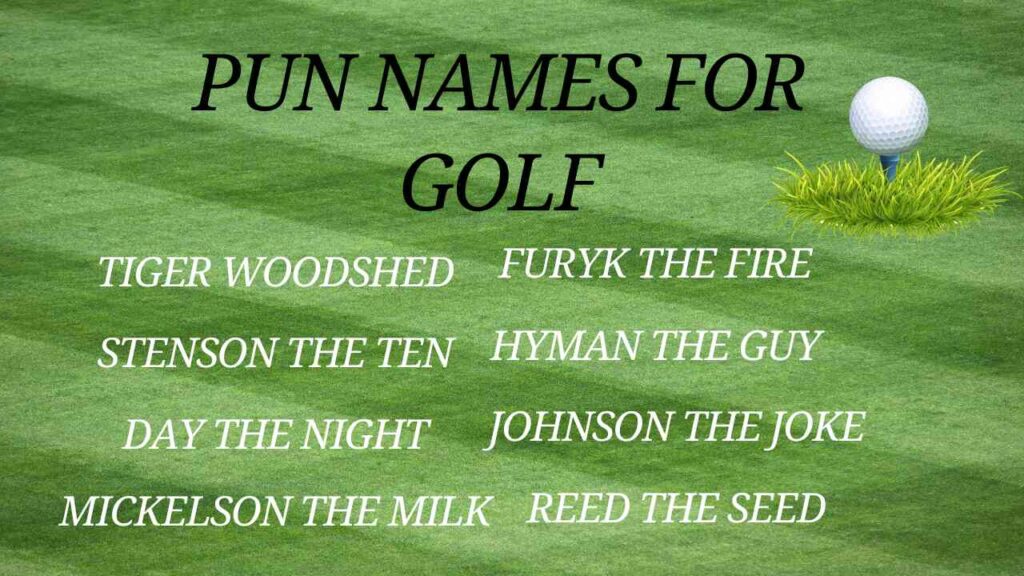 Pun Names for Golf