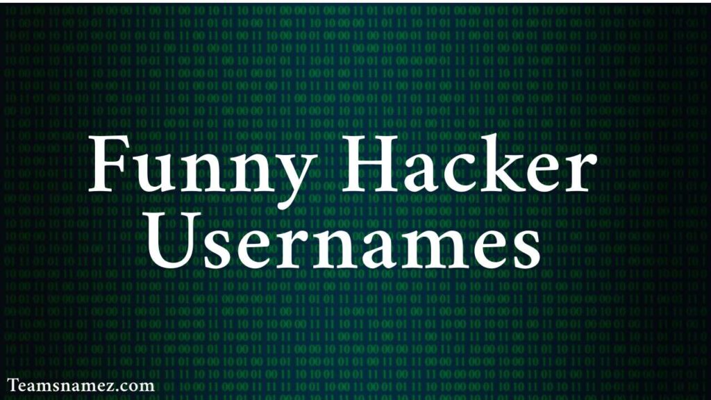 Funny Hacker Usernames