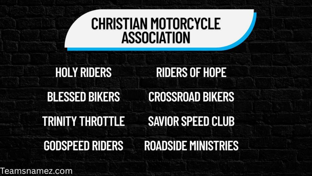 The Christian Motorcycle Association