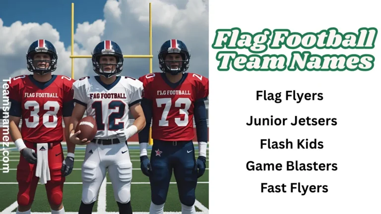 Flag Football Team Names