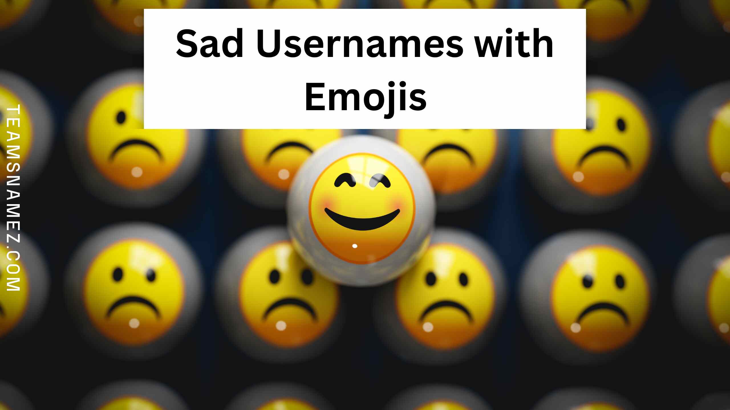 Sad Usernames with Emojis