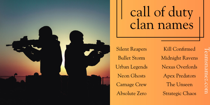 COD Clan Name ideas