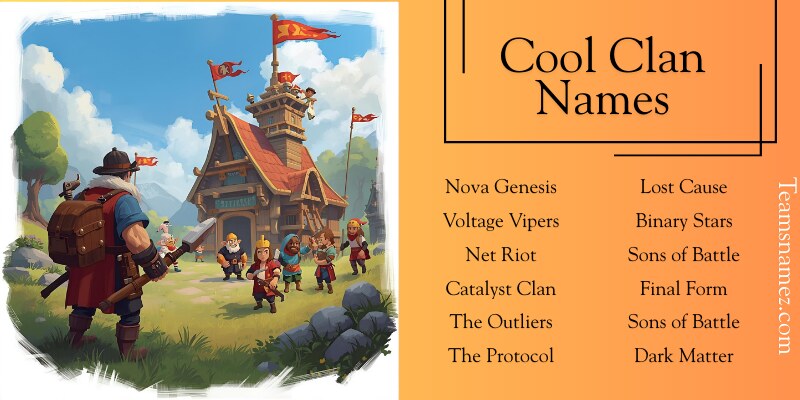 Cool Clan Names for Gamers