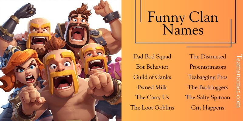 Funny Clan Names
