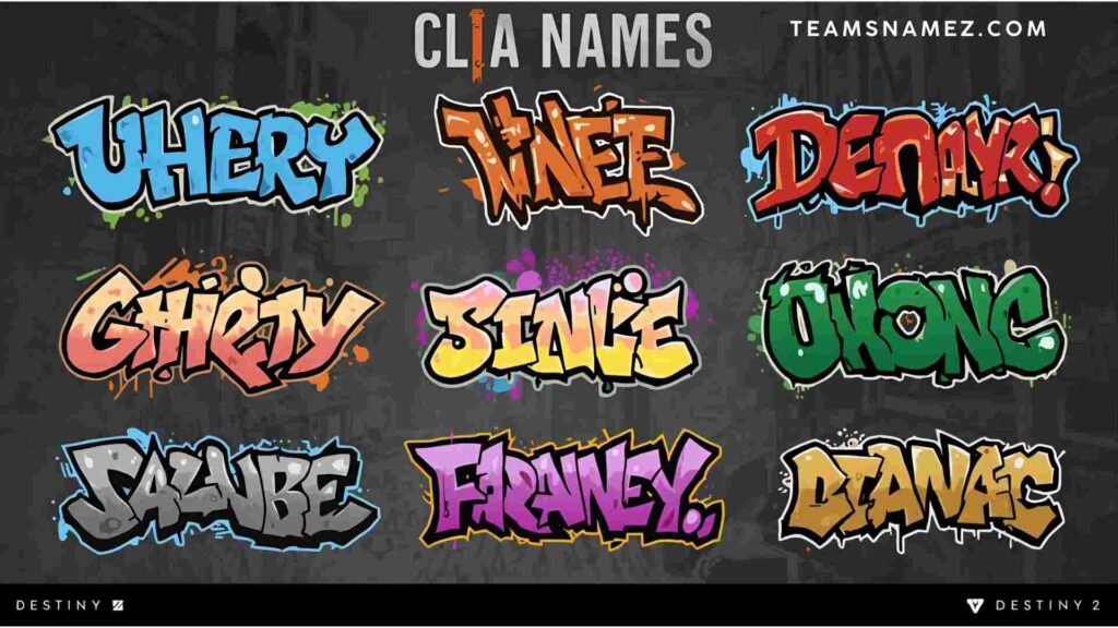 Funny Destiny 2 Clan Names