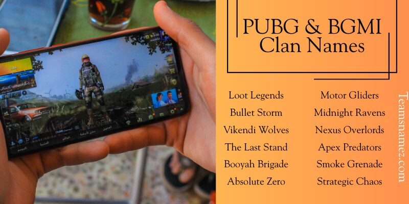 PUBG & BGMI Clan Names