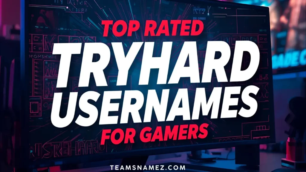 Top Rated Tryhard Usernames ideas for Gamers